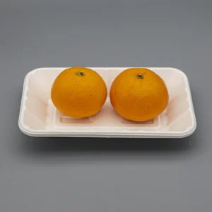 Sugarcane Paper Pulp Fruit Tray 220mm
