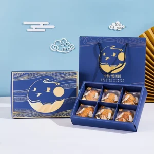 Supplier Custom Logo Cardboard Mooncake Packaging Boxes for Mid-Autumn Festival