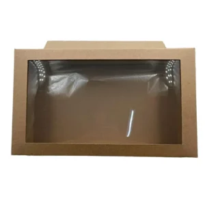 Supplier Kraft Paper Folding Food Packaging Gift Box with Window