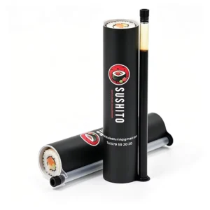 Sushi Push Pop Tube for Restaurant, Food Grade Paper Cylinder Box