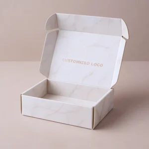 Sustainable White Custom Corrugated Shipping Boxes for E-Commerce Packaging