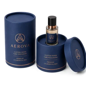 Tailor-made Biodegradable Eco-Friendly Luxury Paper Cylinder Case with Custom Logo for Aroma OEM Maker and Cosmetic Packaging