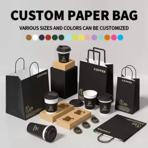 Take Out Bag Twisted Handle Apparel Garment Full Color Shirt With Your Exclusive Take Out Bag