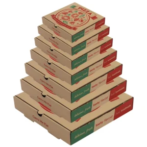 Takeaway Pizza Packaging Boxes, Custom-Printed Corrugated Paper Pizza Boxes