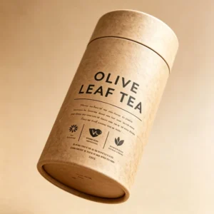 Tea Loose Leaf Tea Storage Cylindrical Tea Canister Tea Bag Packaging Custom Size Custom Logo Eco Friendly Kraft Paper Tube