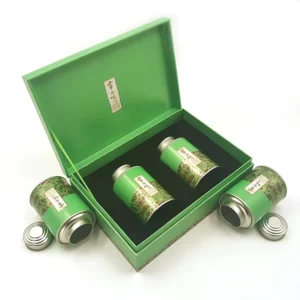 Tea Paper Canister with Aluminum Foil Lid for Black Tea