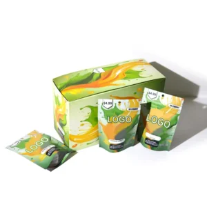 Tear-Away Craft Paper Counter Display Gift Box with Adhesive Strip