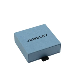 Textured Jewelry Paper Gift Boxes with Logo for Bracelets and Necklaces