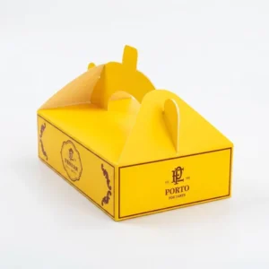 Thickened Square Cake Box with Custom Logo, Single-Layer Cardboard Packaging