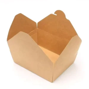 Transparent Custom Logo Kraft Paper Sandwich and Dessert Food Box