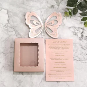 Transparent Window Paper Box for Wedding and Birthday