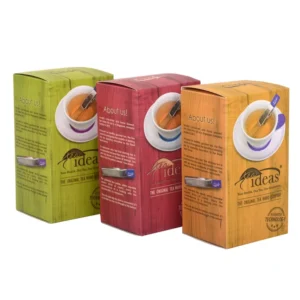 Two Tuck End Paper Packaging Box for Tea and Coffee