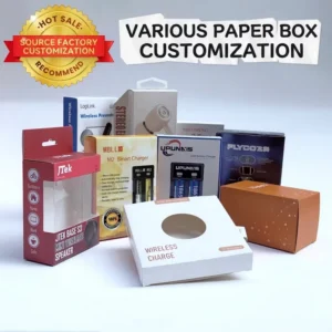UV Printing Gold and Silver Cardboard Boxes Flip Top Color Printed Paper Boxes Die Cut Window Color Cosmetic Packaging Boxes