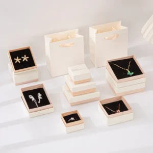 Valentine’s Day Ring Jewelry Gift Box with Heaven-and-Earth Cover