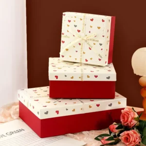 Valentine’s Day and Birthday Handmade Kraft Paper Recyclable Cosmetics Gift Box