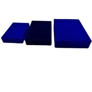 Vertical Velvet Medal, Jewelry, and Badge Display Case, Plastic Flocking Box for Coin Slabs