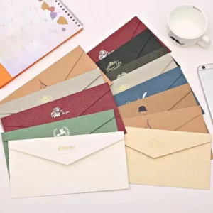 Vintage Envelope Western Style Greeting Card Invitation Letter Artistic Paper Envelope Party Greeting Card Envelope