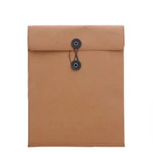 Washable Paper Kraft Washable Envelope Button Closure Recycled Office Washable Kraft Envelope