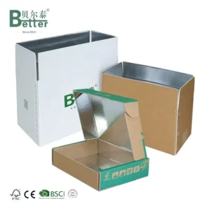 Waterproof Insulated Corrugated Cardboard Cold Chain Food Shipping Box