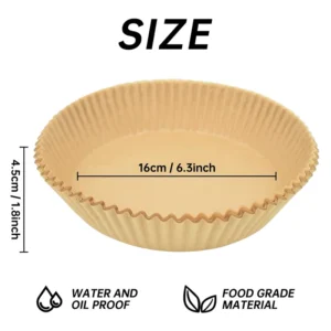 Waterproof Oilproof Disposable Silicone Double-Sided Paper Liners