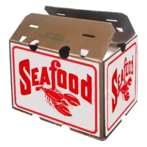 Waterproof Stackable Rigid Transport Shipping Carton Fruit Paper Cardboard Waxed Corrugated Box For Mango Cherry Vegetable