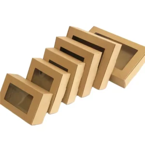Wedding Decorative Transparent Window Gift Wrapping Paper Box