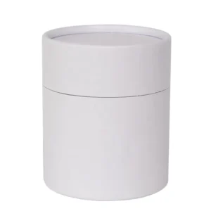 White Blank Cardboard Candle Tube Paper Canister