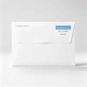 White Business Offset Paper Custom Printed Mailing Bags for Office Documents