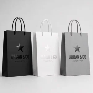 White Card Paper Custom Sized Bags for Retail and Corporate Events Factory Direct