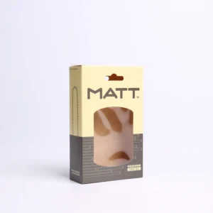 White Card Paper Folding Box Slotted Design for Clothing Jewelry Candle Wallet & Photo Frame Matte Lamination for Packaging