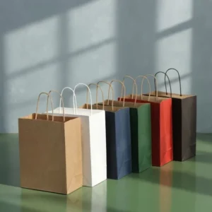 White Card Paper Tote Bag Customized Clothing Shopping Paper Bag Cosmetics Gift Bag Souvenir Bag Printing