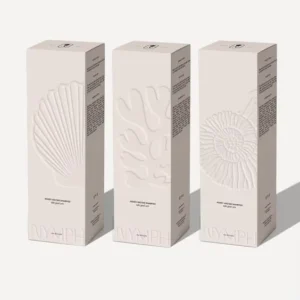 White Cardboard Cosmetic Cream Packaging Box, Custom Printed