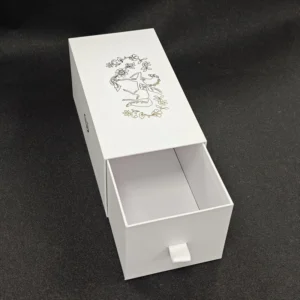 White Cardboard Sliding Gift Box for Glasses and Jewelry