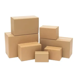 White Corrugated Moving Boxes for Packing and Shipping