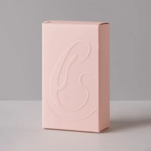 White Custom Embossed Matte-Laminated Paper Boxes with Sponge Lining and Foil Stamping for Cosmetic, Skincare, Serum, and Perfume Packaging