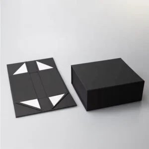 White Folding Magnetic Gift Box for Small Business Shipments