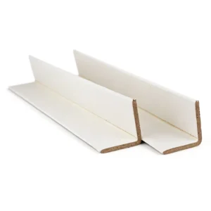 White Paper Corner Board Recyclable Waterproof Shock-Resistant Solid-Core Edge Protector