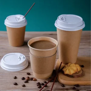 White Single-Sided PE-Coated Waterproof Kraft Paper Cup Sheet, Virgin Pulp, Inkjet Printing Compatible