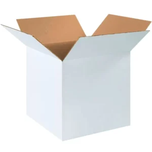 White Three-Layer Kraft Corrugated Paper Carton for Shipping and Moving