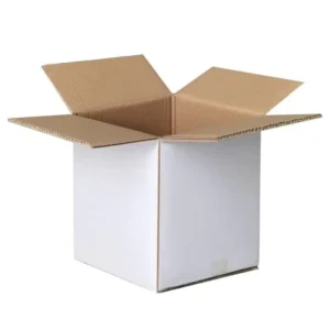 White Three-Layer Kraft Corrugated Paper Moving Boxes, Large
