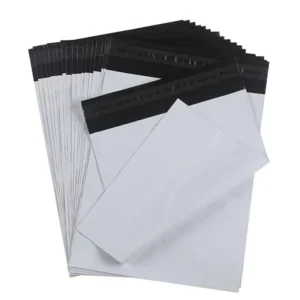White Waterproof Plastic Courier Mailing Envelope Self-Adhesive Seal Pouch
