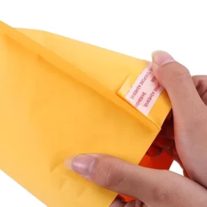 Yellow Kraft Paper Bubble Envelope Express Packaging Bag with High Waterproof Capacity Is Preferred